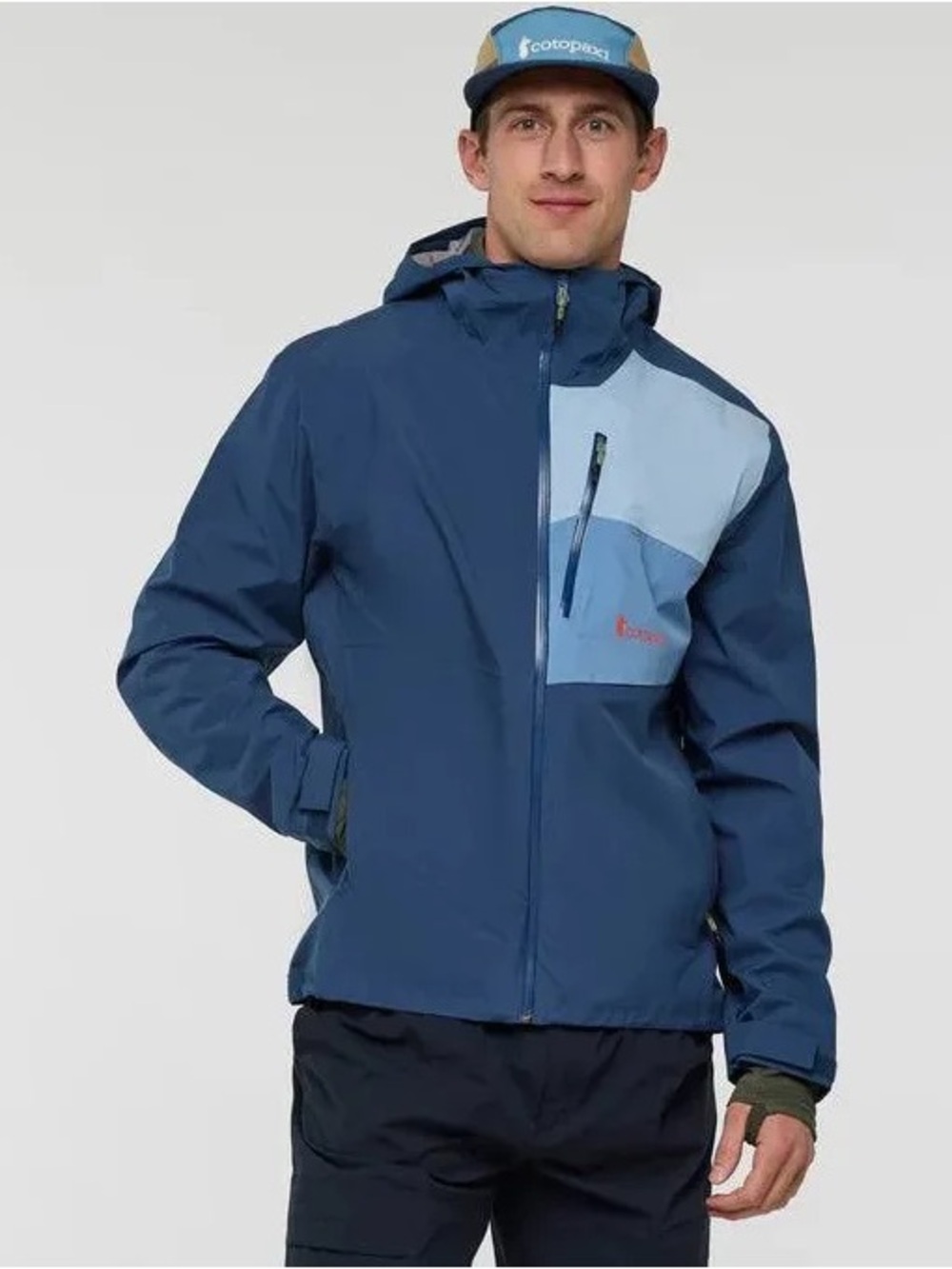 New Cotopaxi Men's Impermeo Deep Sea Blue Softshell Jacket